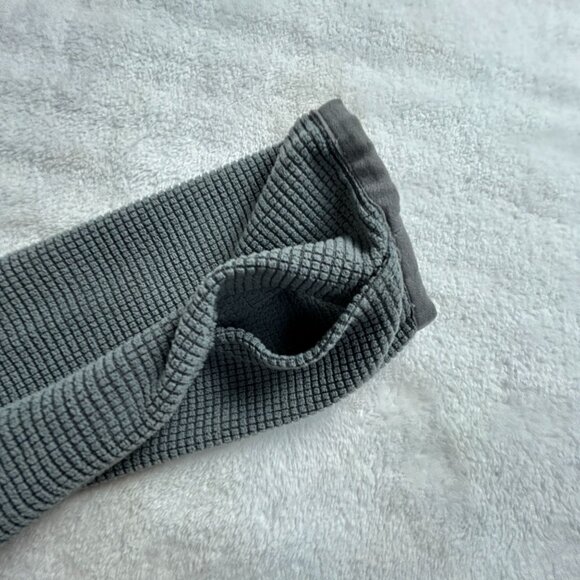 Marmot Mens Gray Half-Zip Base Layer Thermal Fleece Lined Pullover Shirt Large - Picture 11 of 11